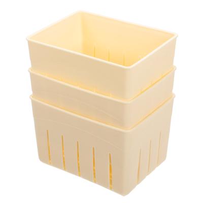 3 Sets Gebäckpresse, hausgemachter Tofu-Maker, Käse-Pressplattenfolie zur Herstellung von Haushaltswerkzeugen