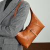 Genuine Leather Niche Retro Dumpling Bag Single-shoulder Underarm Baguette Bag