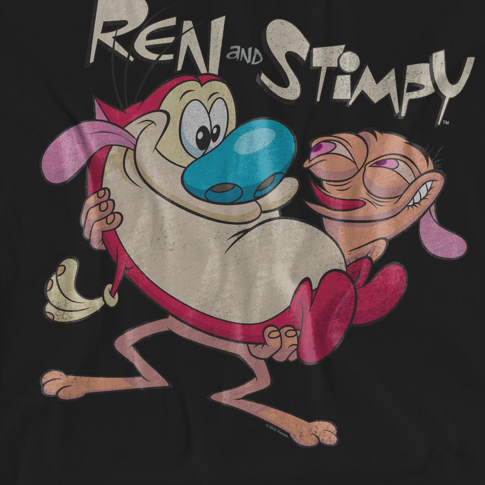 Ren & Stimpy Unisex Adult Two Of A Kind T-Shirt