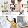 10pcs Curtain Magnets Closure, Curtain Weights Magnets With Back Tack, Prevent Lights From Leaking Button - RiRi
