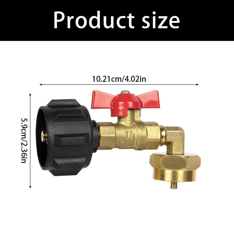 Converter Adapter Propanes Tanks Connector Tanks Filling Connector Adapter Gas Tanks Coupler Refill Attachments Head
