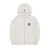 MLB Basic Big Logo Brushed Color Block Zip-Up Hoodie Unisex Hoodies 3ATRB0426-50IVS