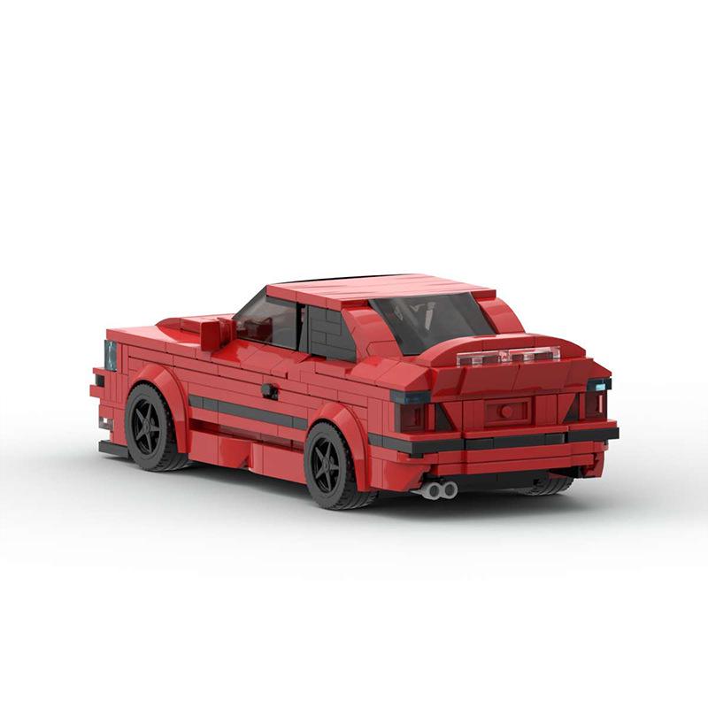 Cross-border MOC-Compatible Lego BMW M3 E36 Building Blocks - 8-Stud Car Model Toy for Boys