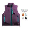 2025 Winter Solid Color Vest Men's Handsome Trend Couple Warm Vest Teen Cotton Clothing Casual Jacket Men