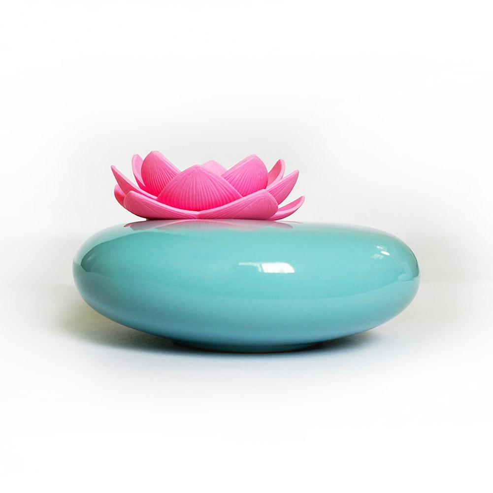 Heim-Lotus-Form Leiser Keramik Ultraschall Aroma Luftbefeuchter