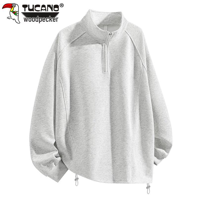 TUCANO Men's Half-Zip Stand Collar Pullover Sweatshirt