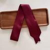 4.5x100cm Long Skinny Hair Scarf Women Imitation Silk Satin Headband Cute Neckerchief Solid Colors Ladies Bag Scarves