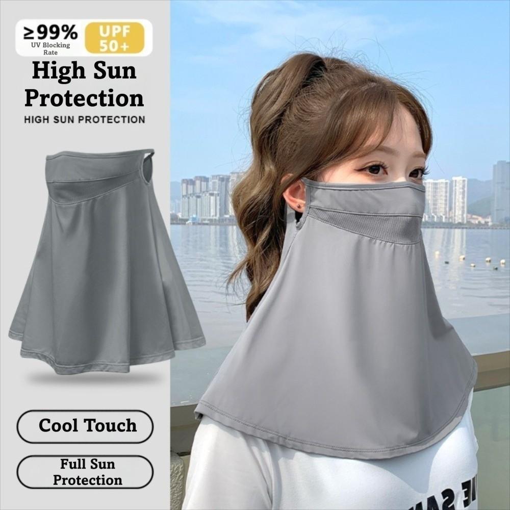 Three-Dimensional Neck Protection Cover Full Face UV-Proof Mask New Face Mask Summer Use