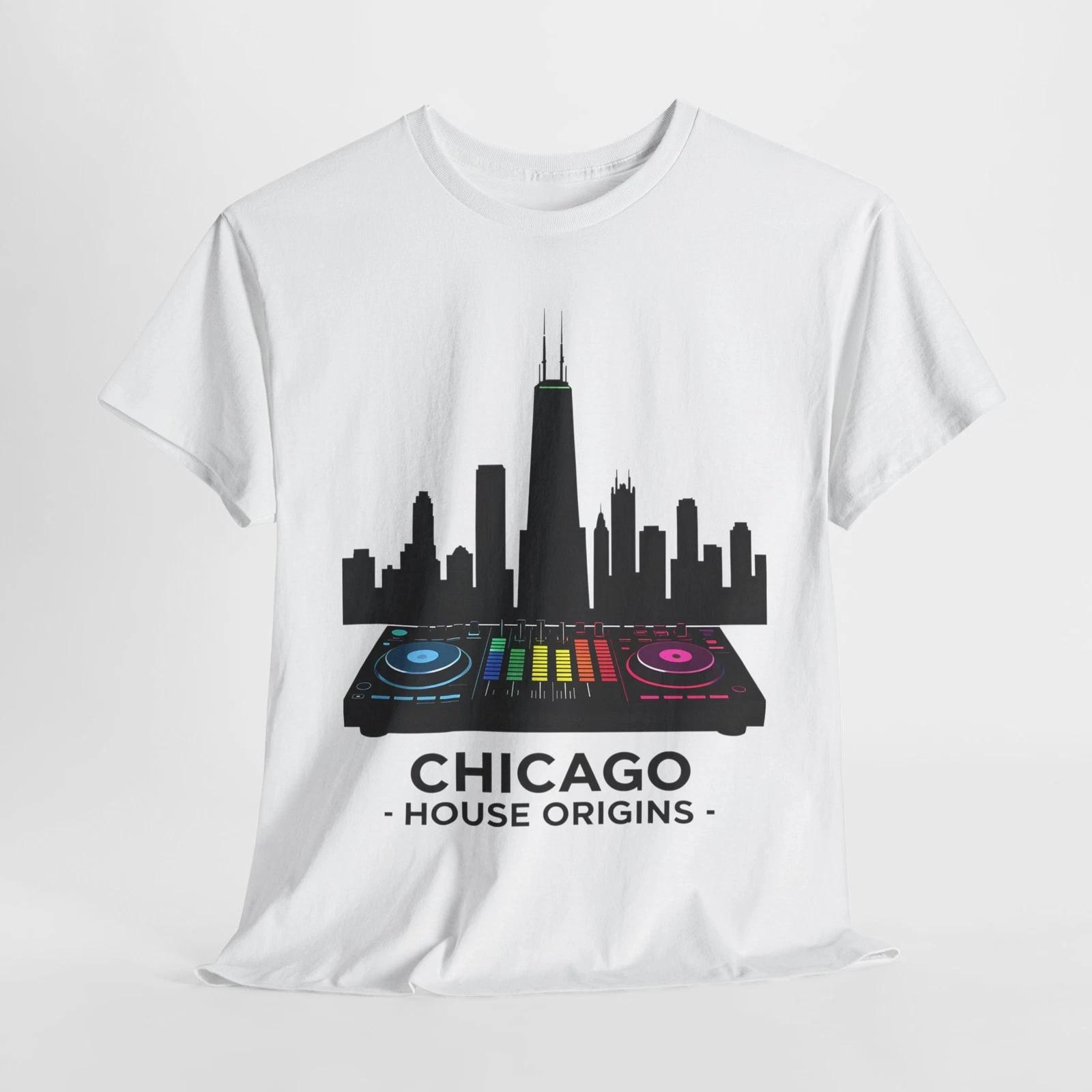 

Chicago House Origins Unisex Shirt - DJ Apparel Retro Club Graphic Tee S