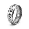 Stainless Steel Men Vintage Nordic Rune Ring Unisex Gothic Jewelry for Men