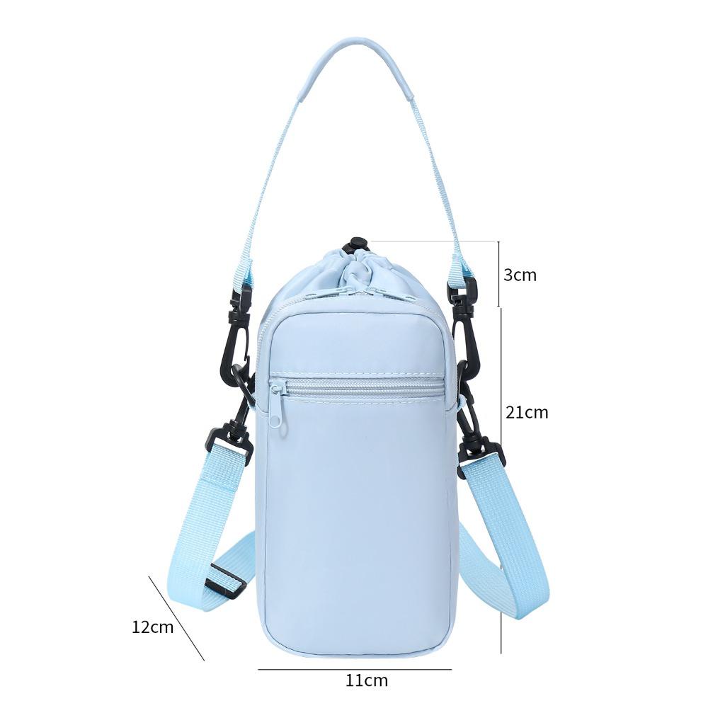 With Phone Pocket Water Cup Bags Handfree Vacuum Cup Bag New Water Bottle Holder Pouch  Unisex