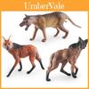 Factory Wildlife Model Wolf Figurine With Plastic Material For Educational Display And Kids Collecting