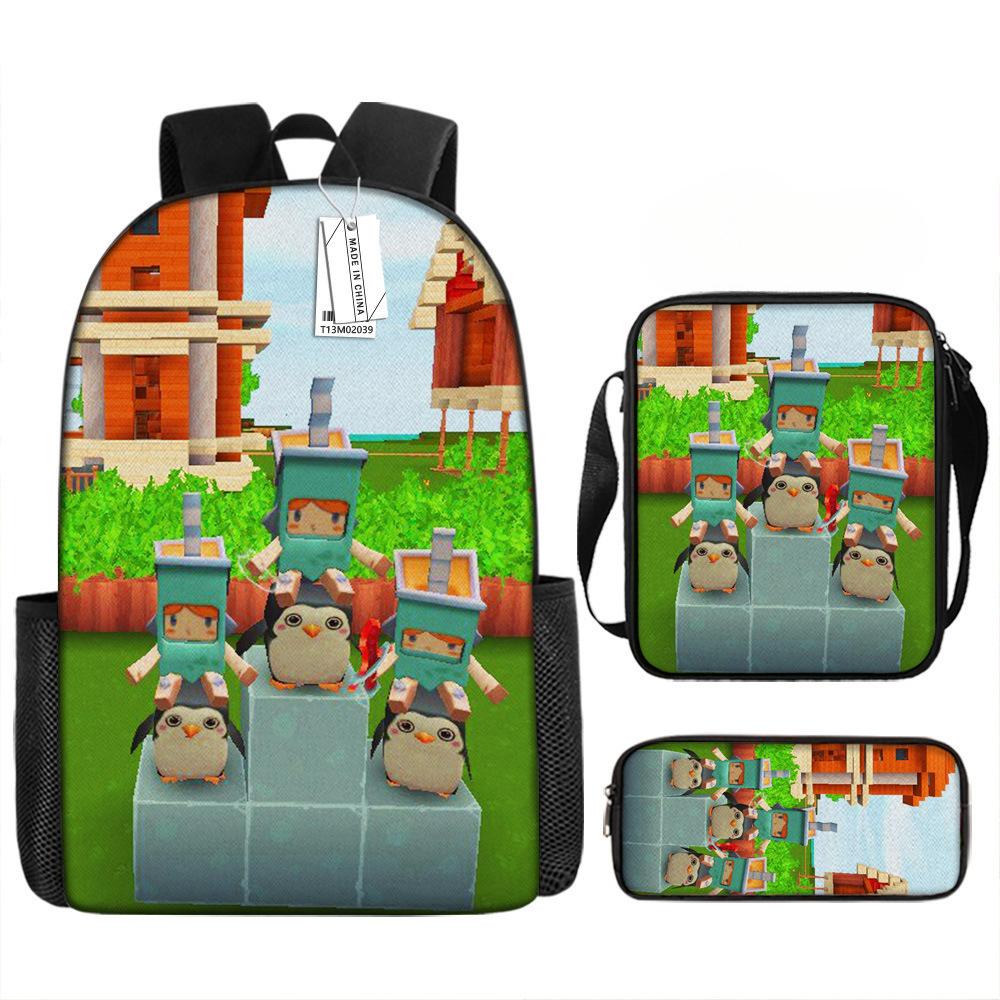 

Cartoon World Mini Printed Backpack Child Schoolbag Shoulder Bag Pencil Bag 11