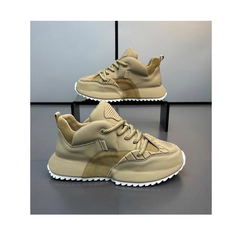 

Summer versatile bag sole breathable daily casual deodorant sports shoes thick sole heightening wear-resistant dad shoes men s shoes 44 верблюд