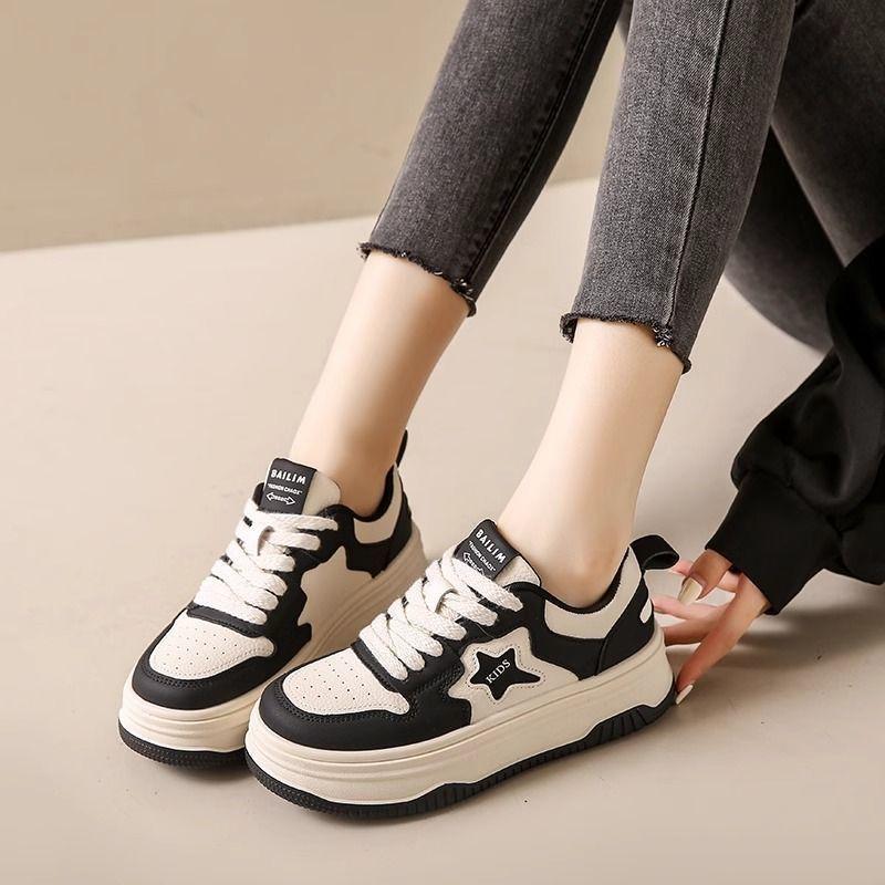 Popular Little White Shoes Women's Spring 2025 New Women's Shoes Versatile Casual Board Shoes Niche Student Sports Shoes Women