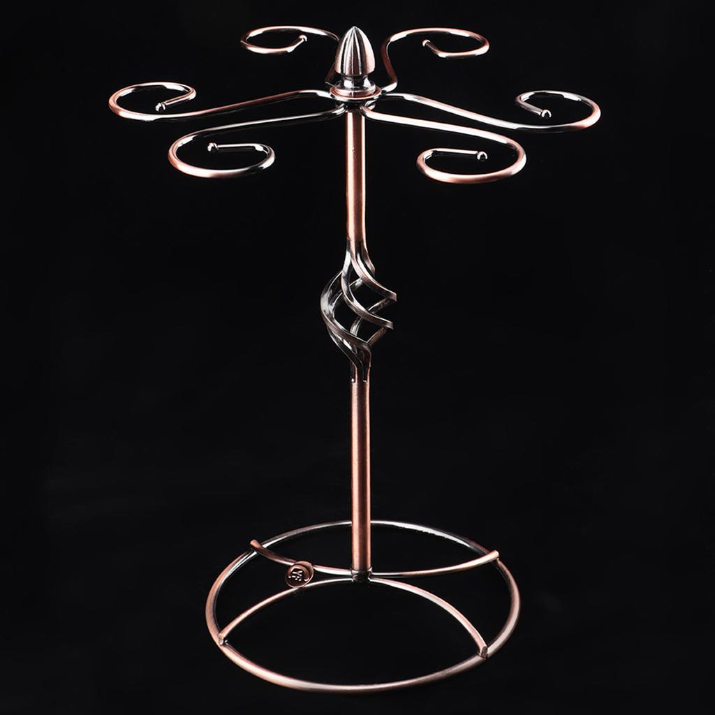 Rovný Retro Styl Stojan na Sklenice na Víno Držák Závěsná Polička Organizér na Poháry pro Domácí Bar Restauraci