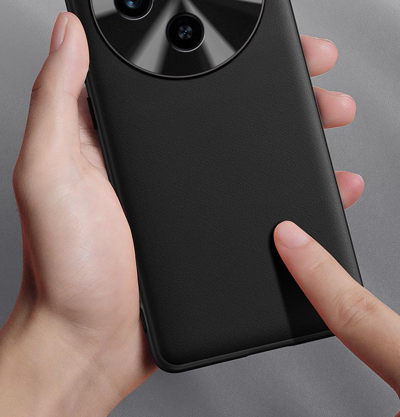 Protective Liquid Leather Case for Vivo X100spro, Anti-fall, One-piece Design.