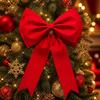 Hanging EVA Bowknot Pendant Extra Large Tree Decorations Unisex Christmas Velvet Bow  Gift Wrapping