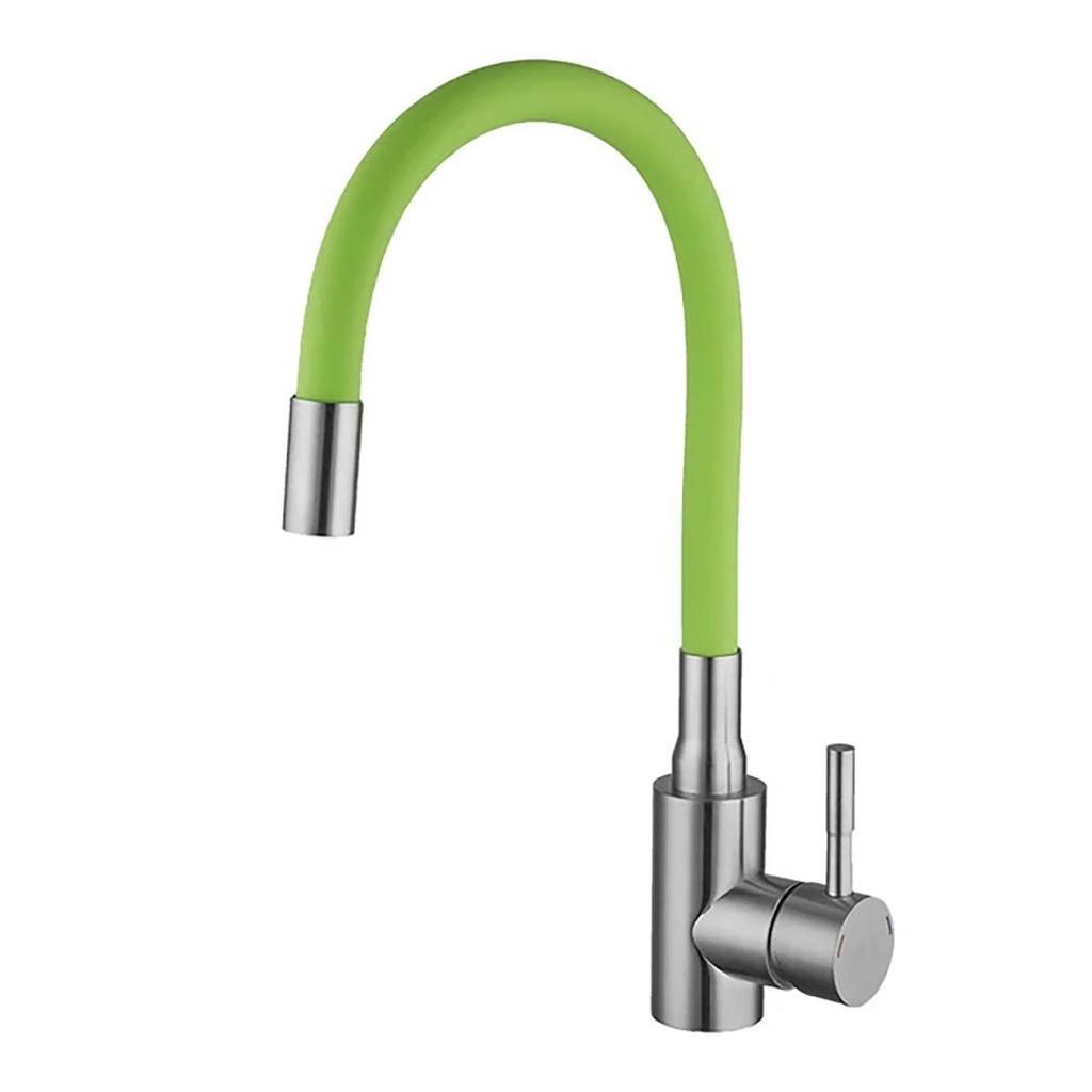 ULA Colorful Hose Kitchen Faucet Kitchen Hot Cold Water Mixer Tap Sink Faucet for Kitchen Stainless Steel
