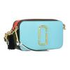 Marc Jacobs Fashion Minimalist Double J Logo Color Block Wide Shoulder Strap Leather Shoulder Crossbody Bag Women bags Mint-Blue M0012007-467