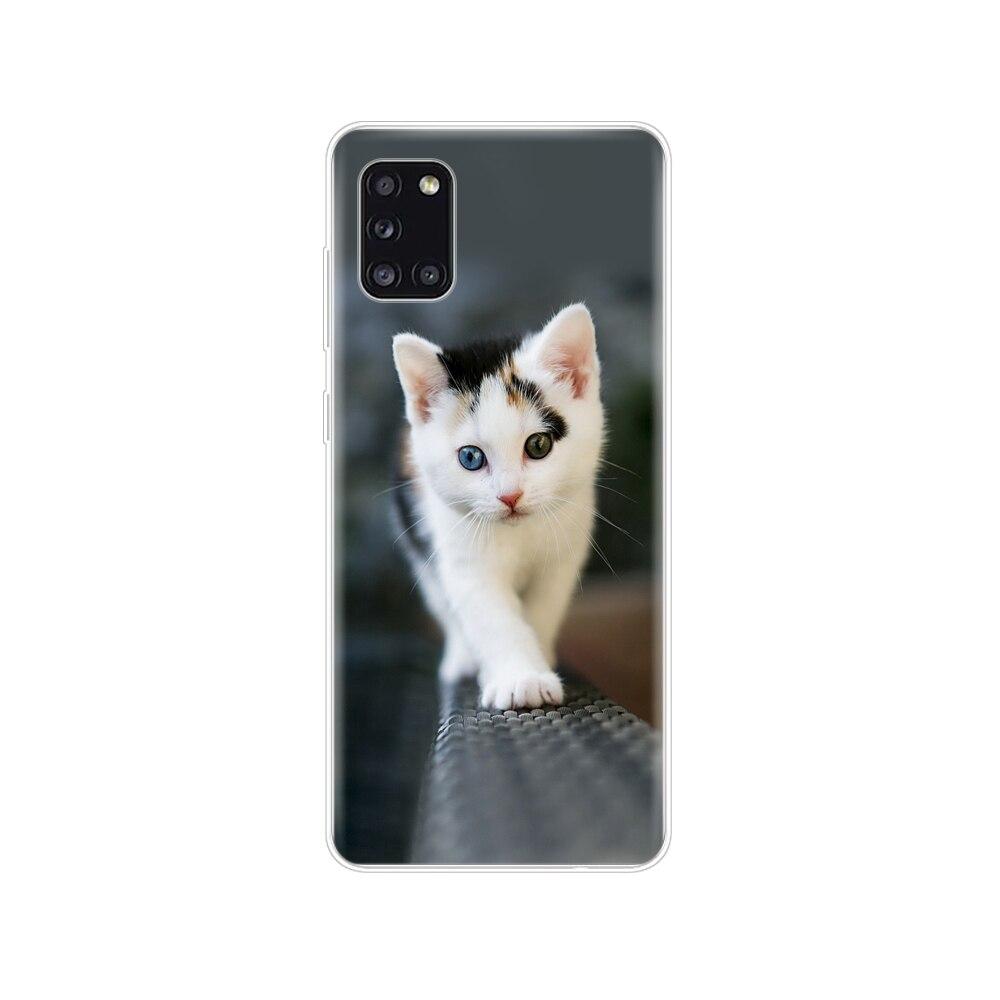 Fall Für Samsung Galaxy A31 Fall Für Samsung A31 EINE 31 SM-A315F 6.4"; Telefon Abdeckung Silikon Weiche TPU Coque Stoßstange Volle Schutzhülle