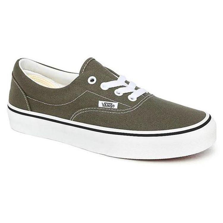 Vans Era Grape Leaf Baskets Unisexe Vert Vrai Blanc VN0A4U390FI