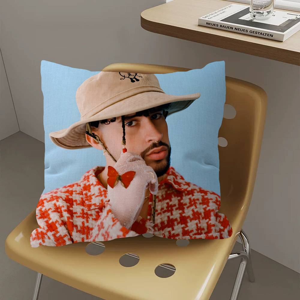 Singer Bad Bunny Pillow Anime Pillow Sofa Bed Head Pillow Cover Cushion Cover x cm Fashion