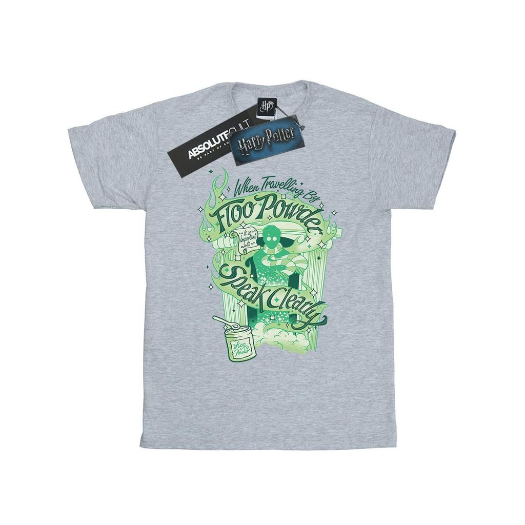 Harry Potter Womens/Ladies Floo Powder Cotton Boyfriend T-Shirt