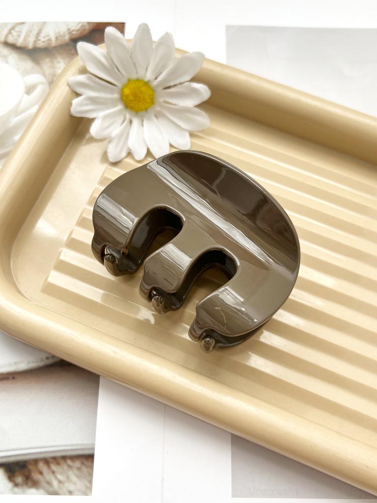 Spinka do włosów typu M w kolorze skorupy żółwia, średnia, spinka żabka w kształcie dyni, modna i wszechstronna, spinka rekin, spinka do włosów, akcesorium do włosów do upięć połowicznych