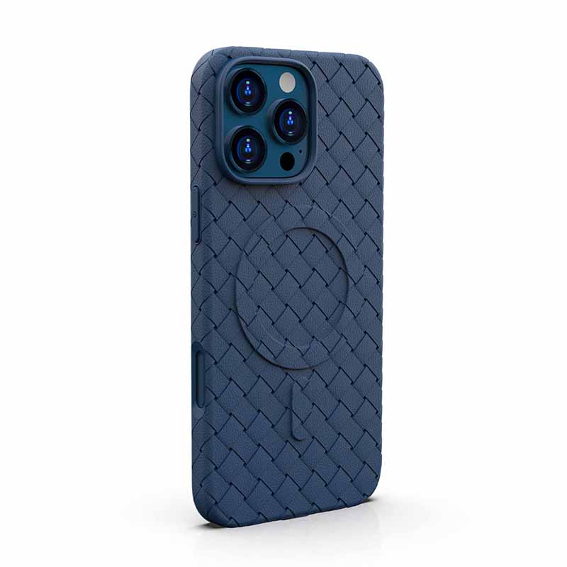 

Для магнитного беспроводного зарядного чехла Magsafe для iPhone 16 15 14 12 13 Pro Max дышащий охлаждающий тканый сетчатый мягкий силиконовый чехол iPhone 13 pro max