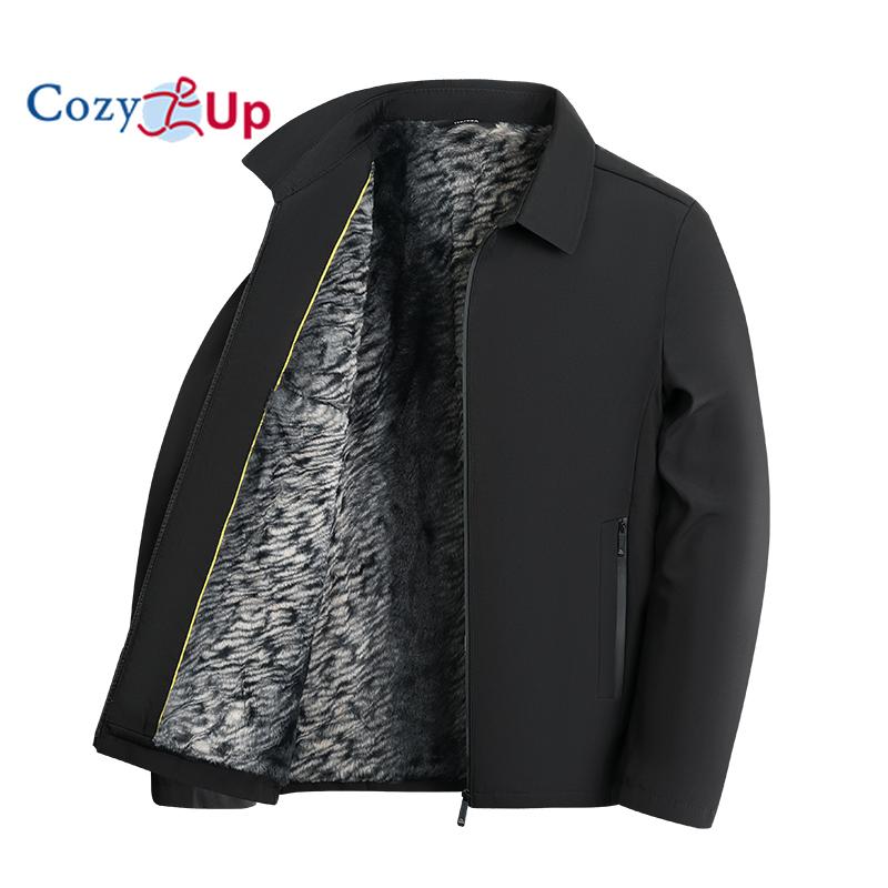 

Уютная мужская куртка, повседневная утолщенная водостойкая ветровка из микрофибры, плюшевое пальто для гольфа 4XL чёрный