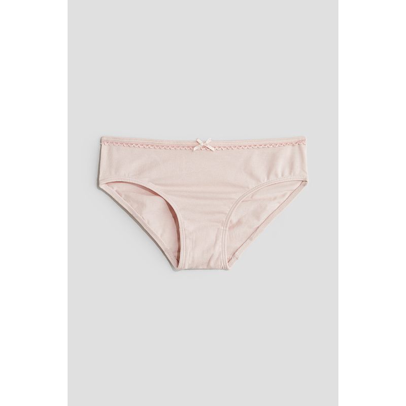 

HM Children s Clothing Girl Underwear 5 Pack 2025 Autumn New Arrival Cute Comfortable Bow Cotton Briefs 1214392 Peach pink/green/blue 130/70(6-8Y)