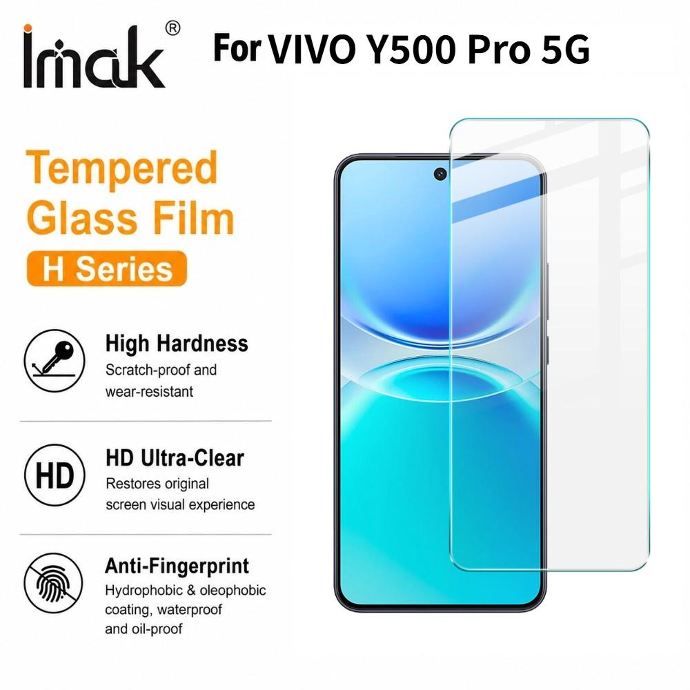 For Vivo Y500 Pro 5G Tempered Glass IMAK H Screen Protector Film Support Fingerprint