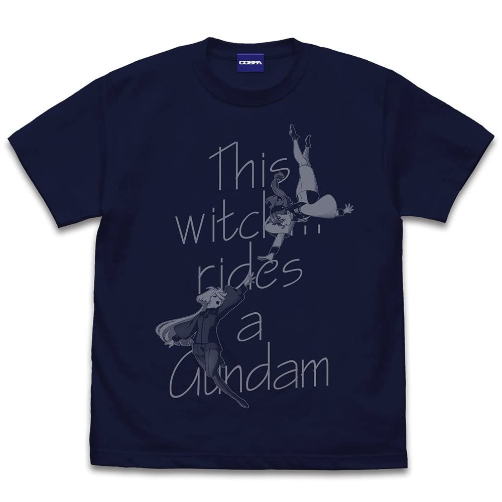 

Cospa Mobile Suit Gundam Witch of Mercury Sletta & Miorine T-shirt NAVY M size