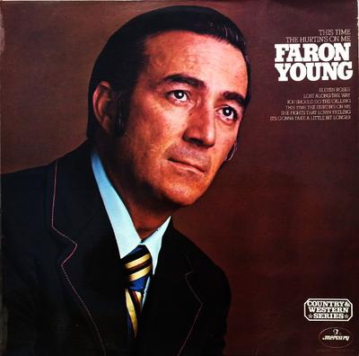LP Record FARON YOUNG - This Time The Hurtin's On Me 6338149 Mercury 1972 UK Country Used