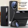 Per Honor Magic V6 Custodia All-in-one in Pelle Lusso Bordata d'Oro Pelle Amica del Contatto Copertura Magnetica Per Magic V6 Antiurto Funda