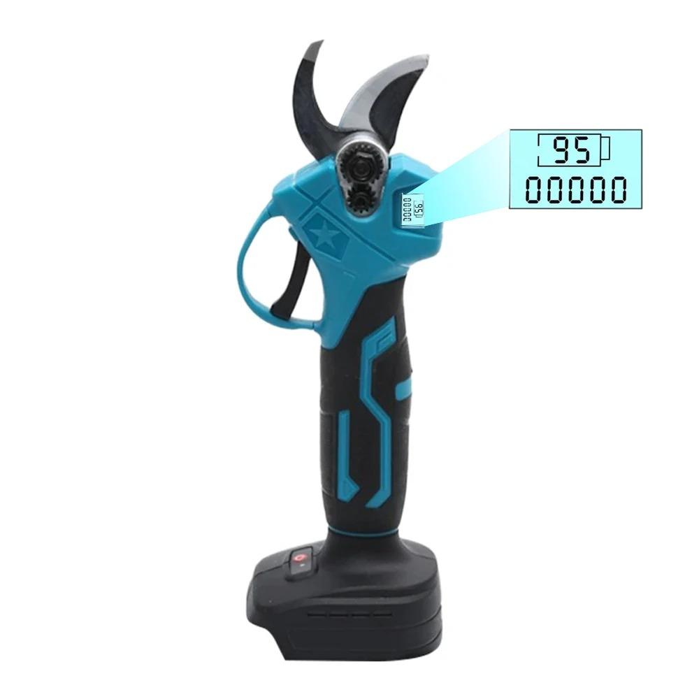 Borstelloze elektrische snoeischaar Tuingereedschap Snoeischaar Draadloze elektrische tuinschaar met LED-display Fit Makita 18V batterij