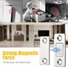 Magnetic Cabinet Catches Ultra Thin Door Strong Magnets Stopper Invisible Adhesive Drawer Magnet Lock for Kitchen Closet Closer