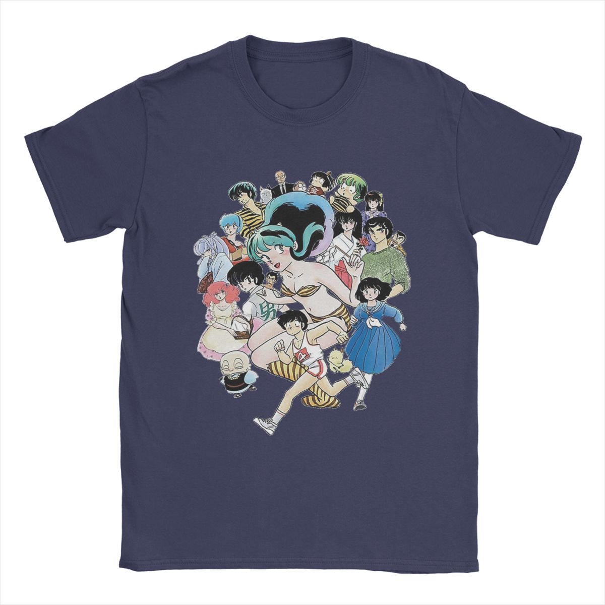 

Футболка мужская Urusei Yatsura And Friends Lum, футболка в стиле аниме с коротким рукавом и круглым вырезом, подарочная одежда из 100% хлопка XXXXXL