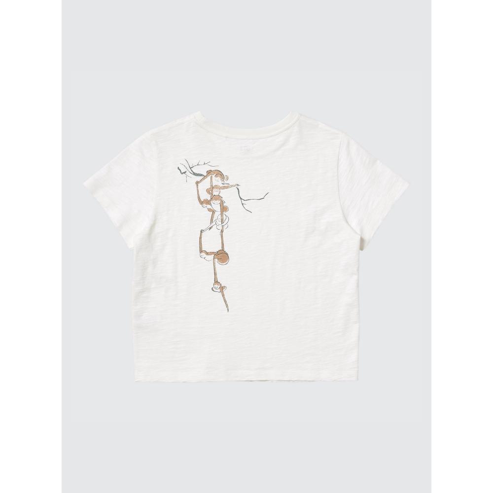 Uniqlo Japan Japanese Pattern  Animals  Ut Short Length