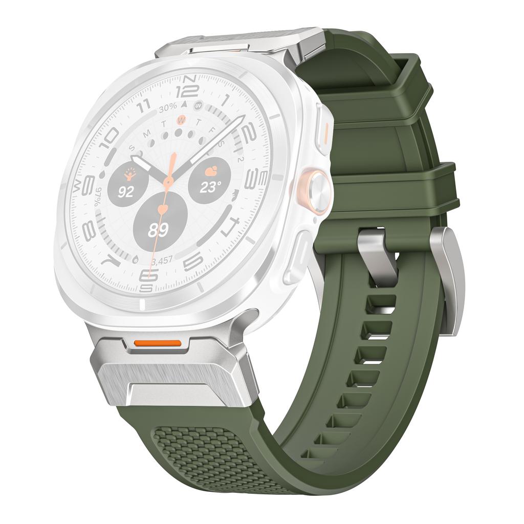 For Samsung Galaxy Watch Ultra 47mm Soft TPU Watch Band Textured Replacement Strap