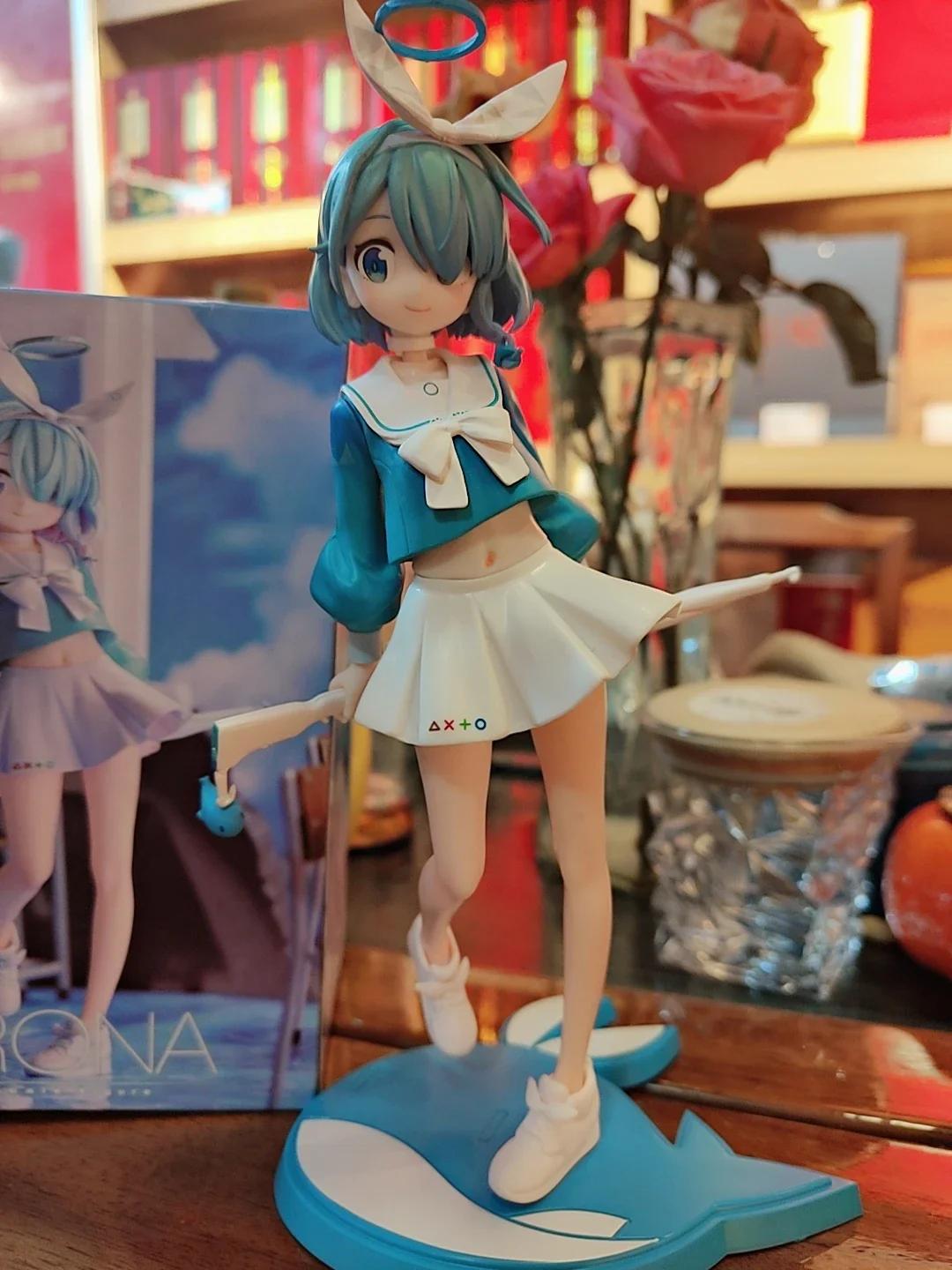 High-Quality Blue High-Quality Archive High-Quality 18Cm High-Quality Anime High-Quality Game High-Quality Figure High-Quality Arouna High-Quality белый