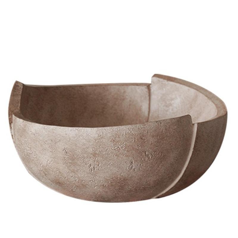 Retro Fruit Bowl Decorative Bowls Elegant Aesthetic Luxury Bowl Modern Beautiful Living Room Bowls Table Decoration Ornaments