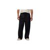 Solid Color Elastic Waist Straight Leg Casual Pants Men Bottoms Black IN8753