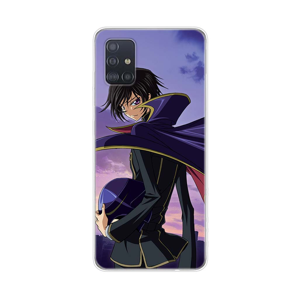 Desen animat Code Geass Lelouch Pentru Samsung Galaxy A01 A11 A12 A22 A21S A31 A41 A42 A51 A71 A32 A52 A72 A02S Husă Moale pentru Telefon