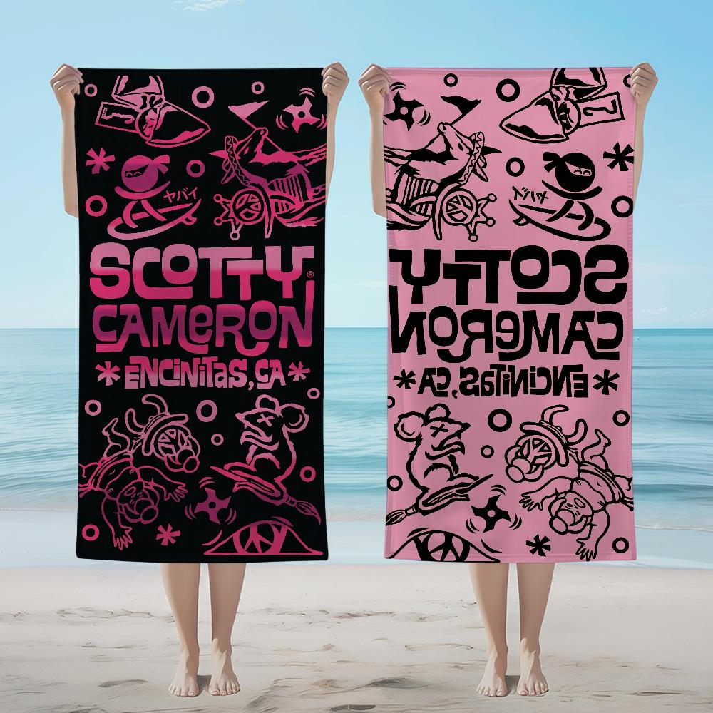 Towel Textile Bathrobe Beach C-CameronS-ES Quick-Drying Lightweight Portable Luxury Camping S-ScottyS-ES Swim Pool Travel