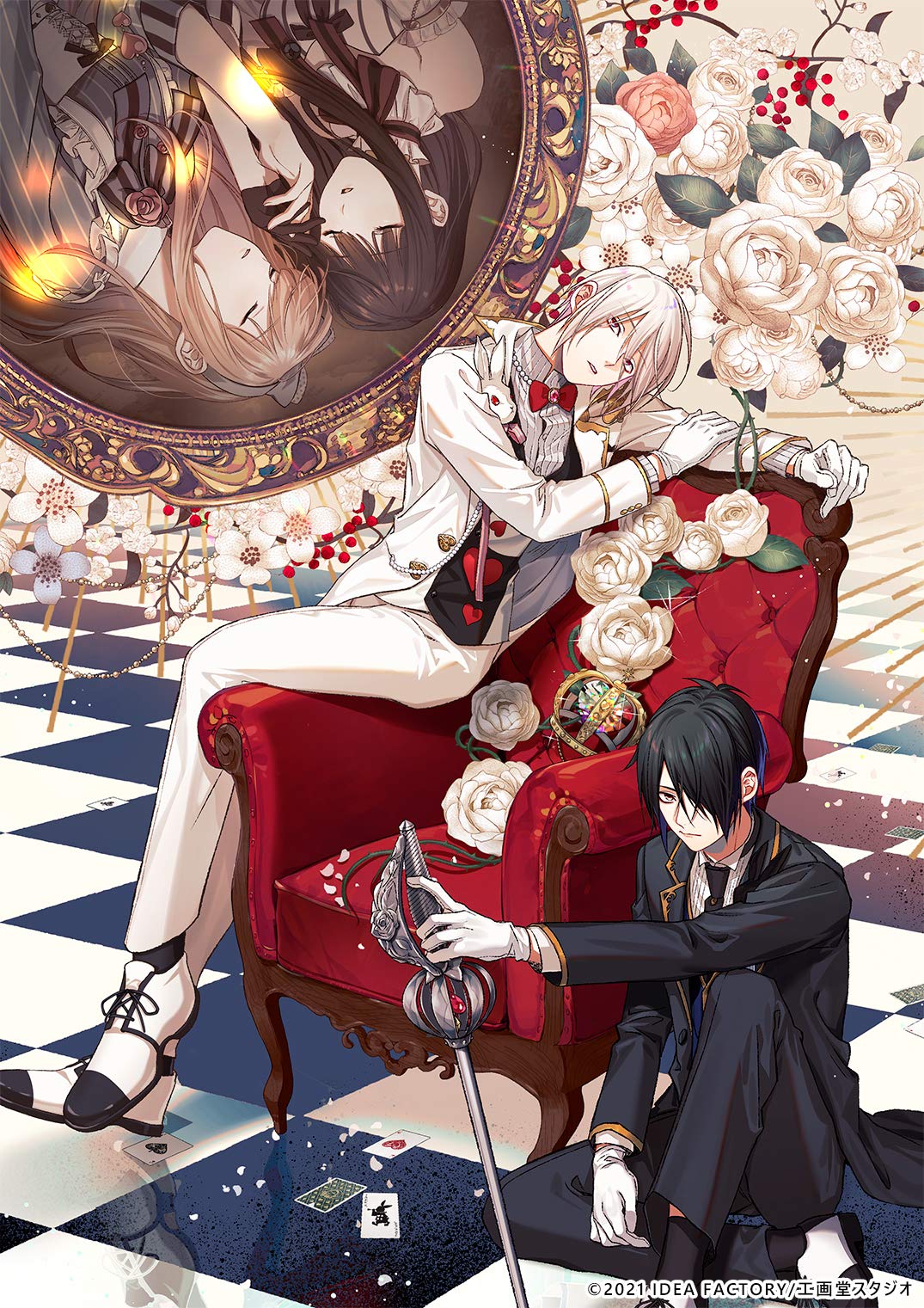 

Ebten White and Black Alice for Nintendo Switch Limited Edition ebtenDX Pack Chibi Character Can Badge Set [Amazon.co.jp Exclusive] +