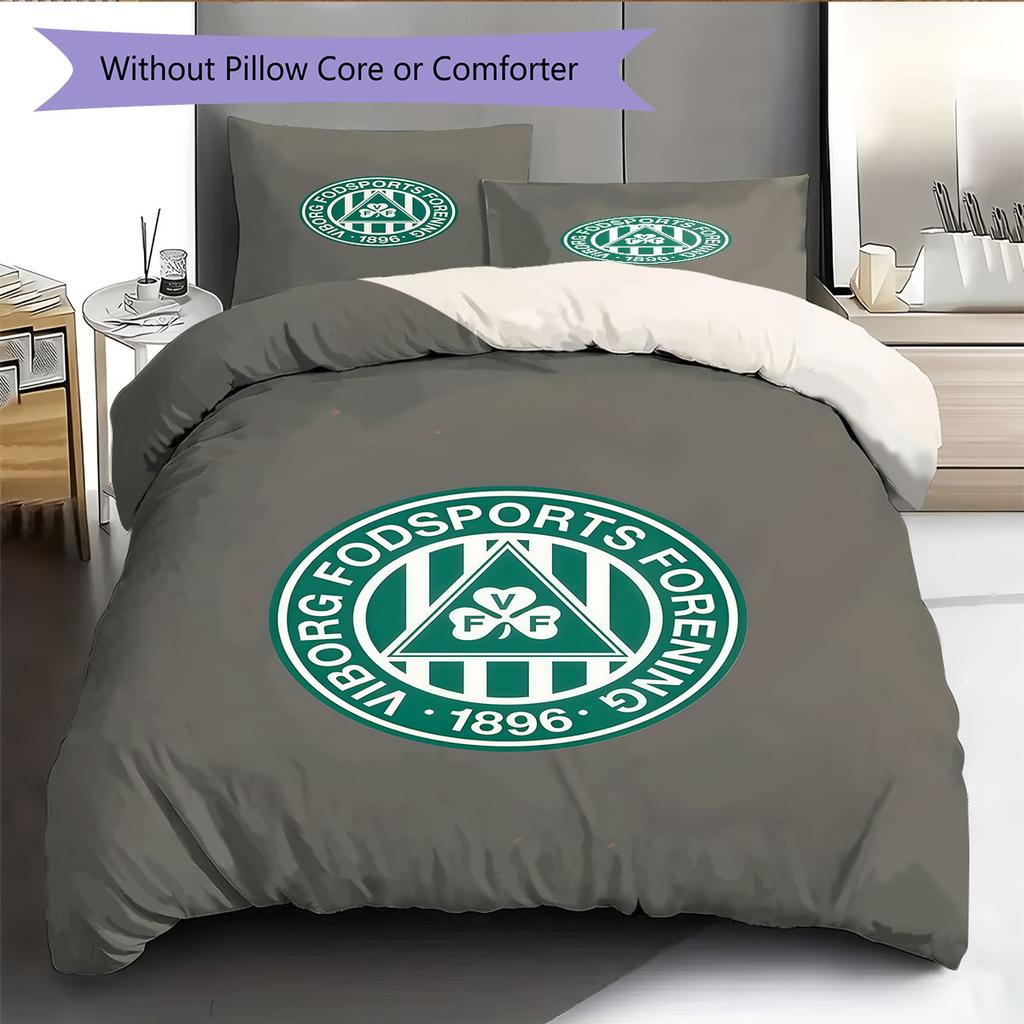 Viborg FF Bedding Quilt Set Quilt Cover Pillowcase Home Decoration Birthday Gift (1 * duvet cover + 2 * pillowcase, without core)
