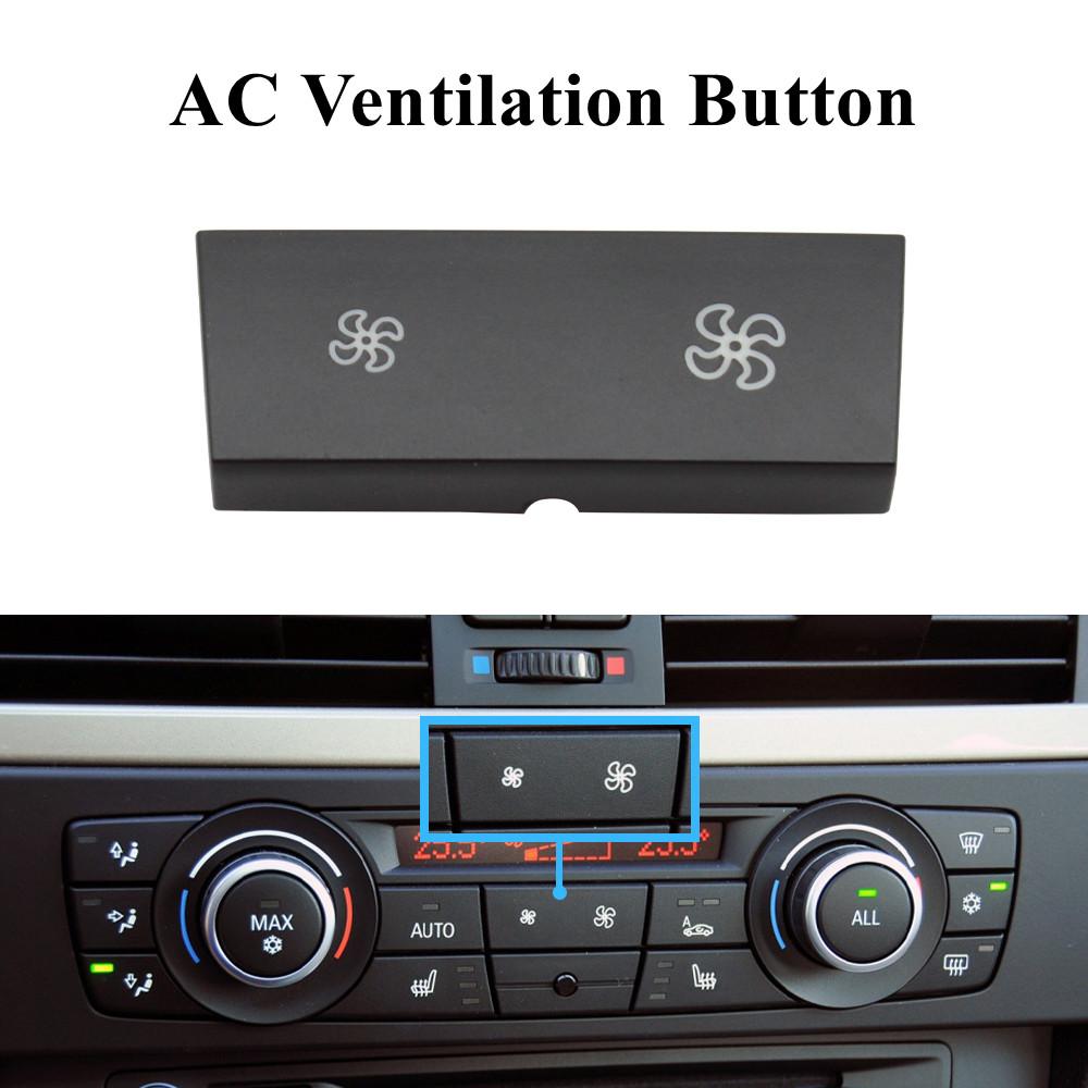 Car AC Conditioning Button Air Circulation Heater Climate Control Fan Volume For BMW 1 3 Series X1 X3 E90 E91 E92 E93 F25