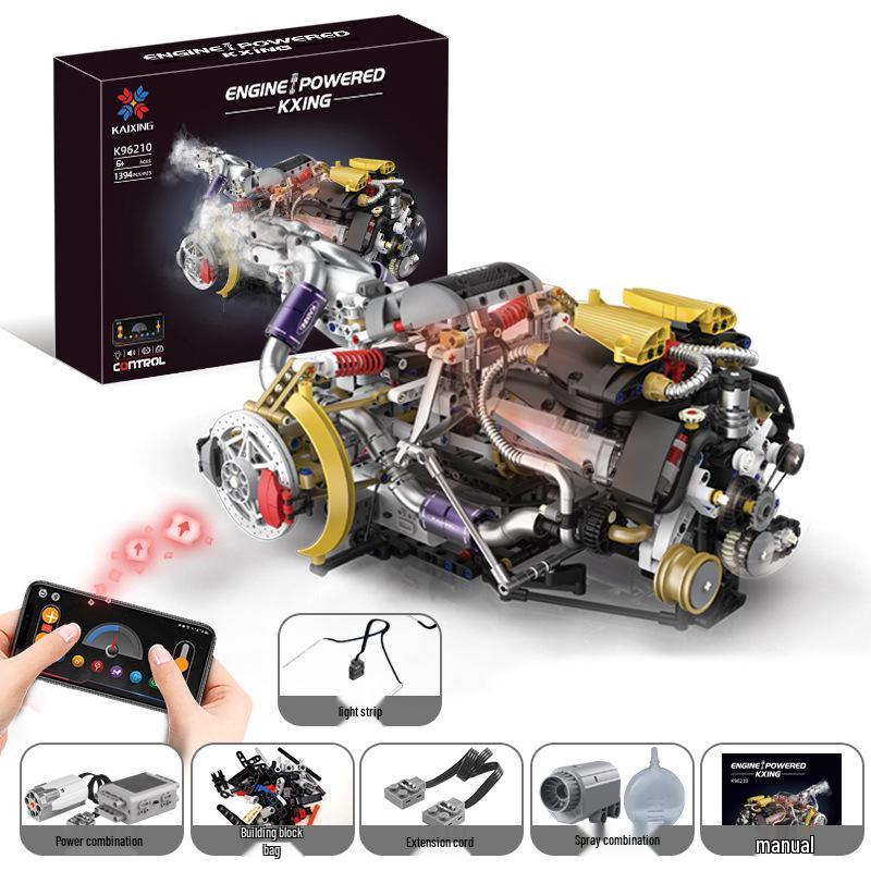 Kit de robot programmable télécommandé avec blocs de construction pour l'exploration scientifique éducative